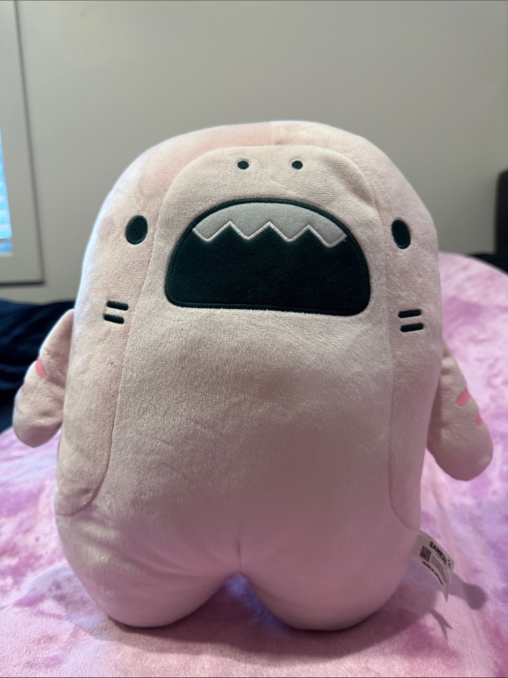 Pink Plush Monster Stuffed Toy